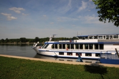 Our ship ready to sail to our last port of Budapest, Hungary.