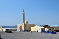 A mosque located close to the salt flats