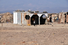 As you can see life is very difficult to exist in the dry terrain.