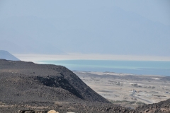 Salt Lake Assal in the distance