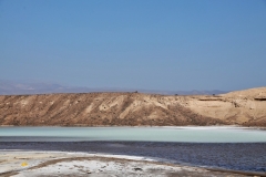 No outflow occurs from the lake, and due to evaporation, the salinity level of its waters is 10 times that of the sea, making it the most saline in the world
