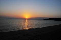 Beautiful sunset and the water was warm for an evening swim.