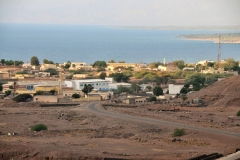 Lying on the Gulf of Tadjoura, it is home to a population of around 45,000 inhabitants. It is the third largest city in the country.