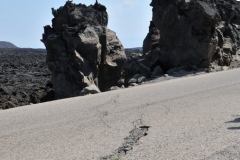 Driving back to the shore it was hard to miss the huge fissure in the middle of the road. "That is the start of a new ocean," said our guide, What we were looking at was part of the Assal Rift, a point of convergence between three tectonic plates that is creating a crack, widening at a rate of 2cm a year. Djibouti, it seems, is nature's building site.