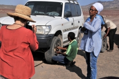 More car trouble. This time a flat tire.