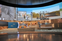 Entrance for the show room of the future city of Saadiyat, a new planed city in Abu Dhabi.