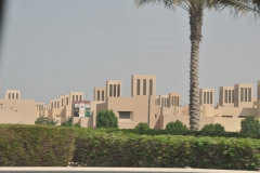 The residences built have air conditioning naturally with the towers above the homes.