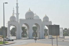 The Mosque sits on 30 acres exclusively of the parking areas.