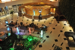 Atrium looking down into the lobby area