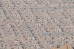 By looking down you see almost every home is built the same