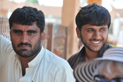 The faces tell a lot about the hard working men