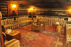 A tent to rest in between the auction and sales of goats and camels