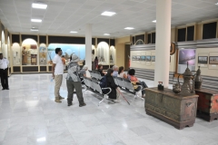 Inside the museum