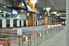 Business was not exactly booming the morning we visited the ski area
