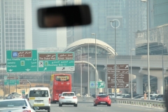 Traffic in Dubai - to think this was a desert 20 years ago