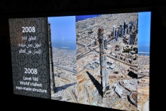 Construction photo of the Burj Khalifa