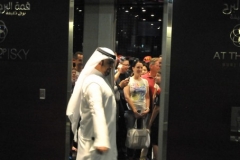 Elevator to the top It takes just a little over a minute to summit to the 124th floor Observation level