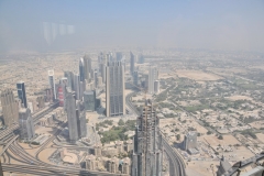 World Record Facts for the Burj Khalifa building. Tallest Building in the world. Tallest Free Standing Structure. Highest number of Stories. Highest Occupied Floor. Highest Outdoor Observations Level. Elevator with the Longest Travel Distance. Tallest Service Elevator. All the above in The World.