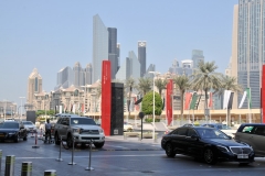 View at the Passenger Entrance to the Dubai Mall