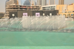 Every hour the water fountains put on a performance extraordinaire