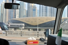 One of many Metro stations in Dubai to get around the city center