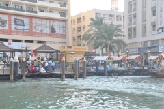 Dock area to find the Abra's to cross the Creek to the Souk Deira and Gold Markets