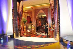 Entrance to one of the restaurants