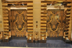 Elevators to Sky View Lounge and Al Muntaha Restaurant 27th floor