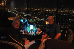 View of city from the Sky View Lounge