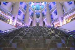 One last look at the ambiance of the Burj Al Arab Hotel lobby