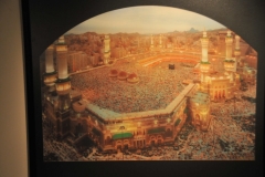 Photo display of the Hajj in Mecca