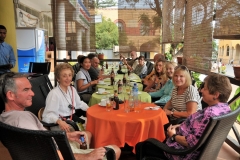 Our group stopped for lunch at the Fresh Touch Restaurant. It was cooler to eat outside in the afternoon heat.