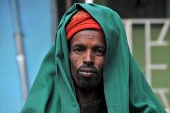 One of the holy men of the Muslim religion. Harar was founded between the 7th and the 11th century and emerged as the center of Islamic culture and religion in the Horn of Africa.