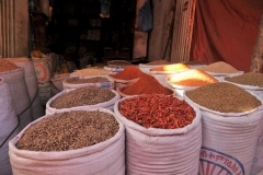 Spices, beans, you name it, It is here somewhere in the market.