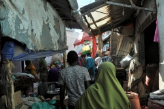 Inside the market itself it is so congested