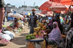 Many selling and buying are members of the Oromo aqnd Afar tribes.