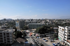 Addis Ababa - Views of the city from the hotel room