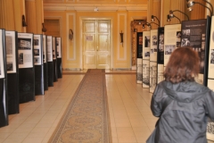 Entrance to the National Museum of Ethiopia. The Museum is located on the campus of Addis Ababa University