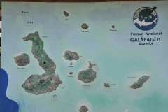 Map of the Galapagos Islands