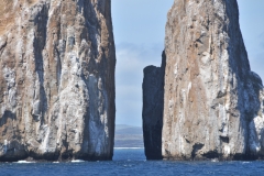 500-foot tuff cone formation, where sharks abound