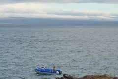 Open ocean and the Galapagos Islands