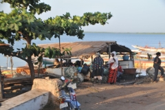 The country's shape and size are the result of a colonial deal between Britain and France, who divided the region along the Gambia River, which runs through the country.As you can see first hand life in Gambia is not an easy life.