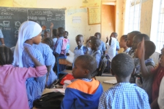 I like to go into schools and classrooms and sit at the back of the room and observe.