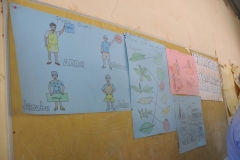 Homework on the wall