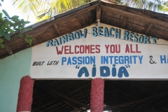 Restaurant on the beach where we had lunch. Beautiful location.