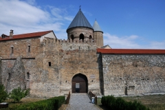 After completing customs and immigrations formalities we arrive in Georgia at our first stop the Alaverdi Monastery. It  is a Georgian Eastern Orthodox monastery located  in the Kakheti region of Eastern Georgia. While parts of the monastery date back to 6th century, the present day cathedral was built in the 11th century by Kvirike III of Kakheti, replacing an older church of St. George.