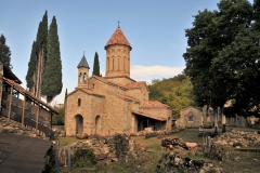 David Gareja is a rock hewn Georgian Orthodox monastery complex located in the Kakheti region of Eastern Georgia, on the half-desert slopes of Mount Gareja, some 42 miles southeast of Georgia's capital Tbilisi.