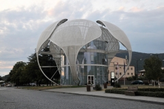 Each city in Georgia has a Modern Glass Building designed for that city. This building is referred to as the "Peoples House" A one stop for everything.