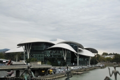 Each city in Georgia has a Modern Glass Building designed for that city. This building is referred to as the "Peoples House" A one stop for everything.