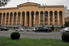 Georgian Parliament Building.  Tbilisi is the Capital of Georgia.